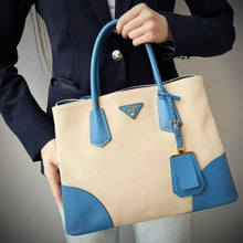 Load image into Gallery viewer, Prada Canvas Canapa Double Bag TWS