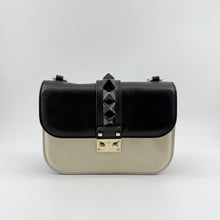 Load image into Gallery viewer, Valentino Leather Rockstud Glam Lock Medium Flap Bag