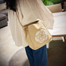Load image into Gallery viewer, Chanel Lambskin Logo Camellia Tote Bag TWS