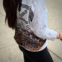 Load image into Gallery viewer, Chanel Metallic Belt Me Up Waist Bag