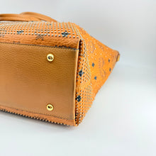 Load image into Gallery viewer, MCM Logo Reversible Leather Tote