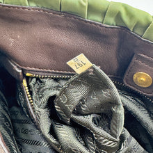Load image into Gallery viewer, Prada Green Tessuto Nylon Gaufre Tote Bag TWS