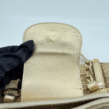 Load image into Gallery viewer, Versace Metallic Gold Chain Link Bag