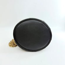 Load image into Gallery viewer, Saint Laurent Snakeskin Studded Anja Bucket Bag