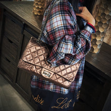 Load image into Gallery viewer, Chanel Metallic Charcoal Calfskin 2.55 Reissue 227 Double Flap Bag TWS