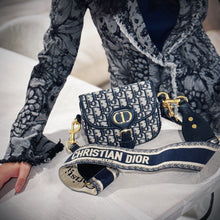 Load image into Gallery viewer, Christian Dior Oblique Jacquard Small Bobby Bag TWS