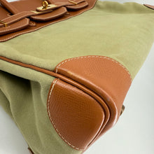 Load image into Gallery viewer, Hermes Brikin 35 Brown Epsom Olivia Canvas Gold Year2016