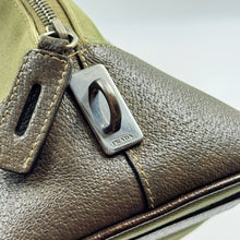Load image into Gallery viewer, Prada Enameled Metal Triangle Dome Handbag TWS