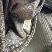 Load image into Gallery viewer, Prada Enameled Metal Triangle Dome Handbag TWS