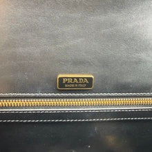 Load image into Gallery viewer, Prada Soft Saffiano Lions Head Cahier Shoulder Bag