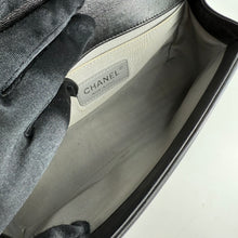 Load image into Gallery viewer, Chanel Medium Black Lambskin Ruthenium Hardware Le Boy Flap Bag