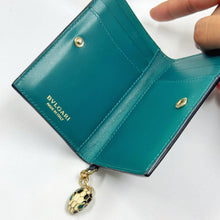 Load image into Gallery viewer, Bvlgari Serpenti Forever Folded Card Holder