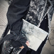 Load image into Gallery viewer, Alexander Mcqueen Silver Clutch TWS