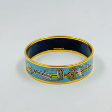 Load image into Gallery viewer, Hermes concours enamel bangle bracelet TWS