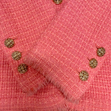 Load image into Gallery viewer, Chanel Pink Tweed Jacket 20 FW