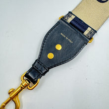 Load image into Gallery viewer, Christian Dior Paris Embroidery Blue Adjustable Shoulder Strap TWS