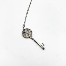 Load image into Gallery viewer, Tiffany & Co. Daisy Key Diamond Pendant Necklace