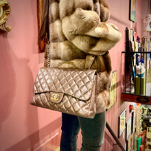 Load image into Gallery viewer, Chanel Brown Lambskin Jumbo Classic Flap Bag TWS