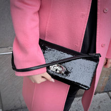 Load image into Gallery viewer, Miu Miu Black Embellished Shoulder Bag