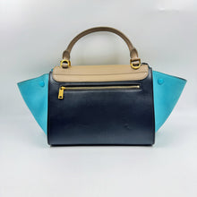 Load image into Gallery viewer, Celine Medium Multicolor Leather Trapeze Shoulder Bag TWS