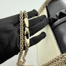 Load image into Gallery viewer, Valentino Leather Rockstud Glam Lock Medium Flap Bag