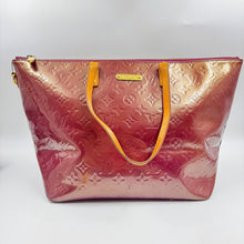 Load image into Gallery viewer, Louis Vuitton Red Vernis Bellevue Tote TWS