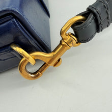 Load image into Gallery viewer, Christian Dior Navy Blue Leather 30 Montaigne Box Shoulder Bag
