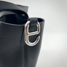 Load image into Gallery viewer, Hermes Black Clemence In-The-Loop 18 TWS