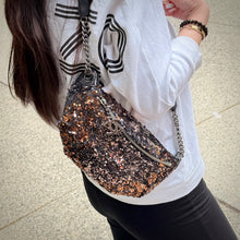 Load image into Gallery viewer, Chanel Metallic Belt Me Up Waist Bag