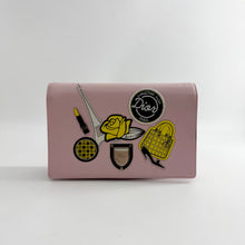 Load image into Gallery viewer, Christian Dior Diorama Patch Embellished Leather Wallet on Chain TWS