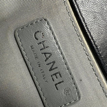 Load image into Gallery viewer, Chanel Medium Black Lambskin Ruthenium Hardware Le Boy Flap Bag
