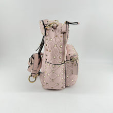 Load image into Gallery viewer, VALENTINO GARAVANI Nappa Quilted Mini Rockstud Spike Backpack Poudre