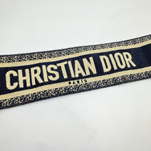 Load image into Gallery viewer, Christian Dior Paris Embroidery Blue Adjustable Shoulder Strap TWS