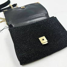 Load image into Gallery viewer, Vivienne Westwood Black Glitter Bag TWS