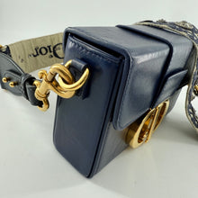 Load image into Gallery viewer, Christian Dior Navy Blue Leather 30 Montaigne Box Shoulder Bag