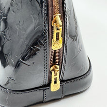 Load image into Gallery viewer, Louis Vuitton Black Monogram Vernis Alma Bag TWS