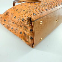 Load image into Gallery viewer, MCM Logo Reversible Leather Tote