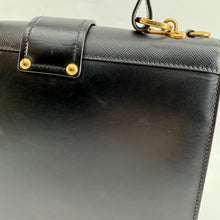 Load image into Gallery viewer, Prada Soft Saffiano Lions Head Cahier Shoulder Bag