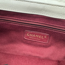 Load image into Gallery viewer, Chanel white quilted leather pondicherry flap bag TWS