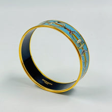 Load image into Gallery viewer, Hermes concours enamel bangle bracelet TWS