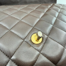 Load image into Gallery viewer, Chanel Brown Lambskin Jumbo Classic Flap Bag TWS
