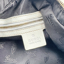 Load image into Gallery viewer, Gucci white leather studded Babouska heart hobo TWS