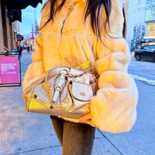 Load image into Gallery viewer, Versace Metallic Gold Chain Link Bag