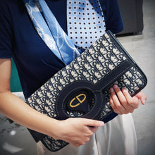 Load image into Gallery viewer, Christian Dior Oblique Fold Over Clutch TWS