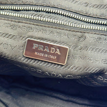 Load image into Gallery viewer, Prada Enameled Metal Triangle Dome Handbag TWS