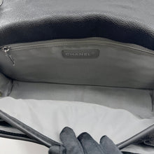 Load image into Gallery viewer, Chanel Black Quilted Caviar Leather French Riviera Flap Bag