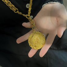 Load image into Gallery viewer, Chanel Coco mark Lion Metrasse Coin Medallion Long chain Necklace Year 1980S