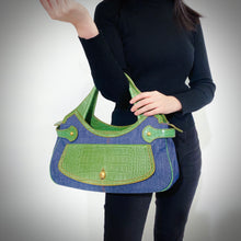 Load image into Gallery viewer, Tod‘s Denim Leather Handbag TWS