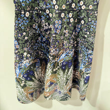 Load image into Gallery viewer, Valentino Landscape Jacquard Fit-and-Flare Dress in Black