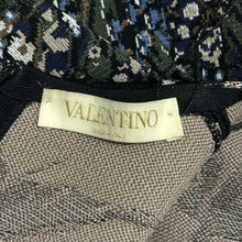 Load image into Gallery viewer, Valentino Landscape Jacquard Fit-and-Flare Dress in Black